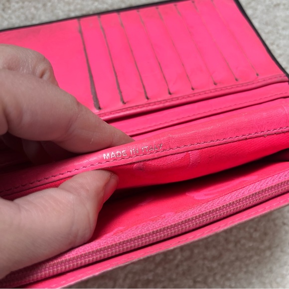 Chanel Cambon black and pink leather wallet with COA - Picture 15 of 15